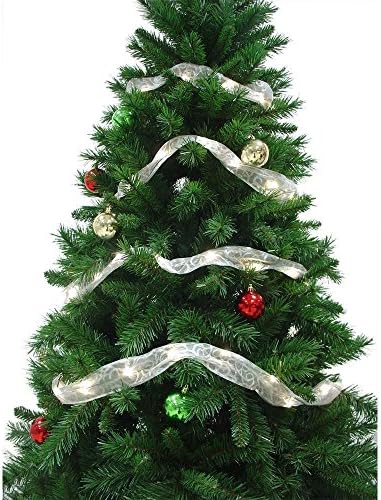 Starlite Creations 12 ft. 36-LED White Ribbon Lace Lights