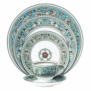 Prestige Florentine Turquoise 5-Piece Place Setting by Wedgewood China