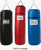 Everlast Professional Leather Training Bag - 70 LBS