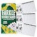 Farkle Scorecards â€“ Set of 75 Replacement Score Sheets for Farkle Dice Games for Up to 8 Players by Brybelly