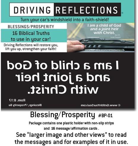 Blessings / Prosperity, Biblical affirmations deepen your spiritual life while you drive! Give a unique Christmas gift, stocking stuffer under $10, that uplifts with positive, faith-filled affirmation