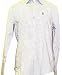 Pengin Original Penguin by Munsingwear Gray Purple Polka Dots Mens Mistaken Identity Vintage Woven Button Up Shirt
