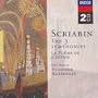 Scriabin: 3 Symphonies & Le Po�me de l'extase/ Ashkenazy