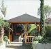 NEW LUXURY GARDEN GAZEBO, SUMMERHOUSE, WITH COLOUR CHOICE OF ROOF SHINGLES IDEAL FOR SPA HOT TUB ENCLOSURE SPECIAL OFFER LIMITED STOCK Image