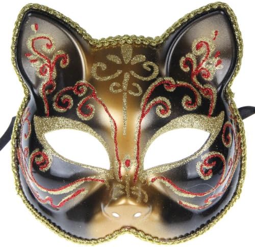 Halloween Christmas Fancy Dress Cat Party Mask Mardi Gras Masquerade