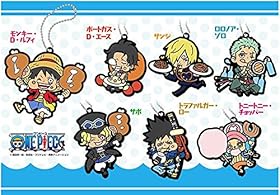 ラバーマスコット もぐもぐ ONE PIECE うめェもんはうめェ！ 8個入りBOX