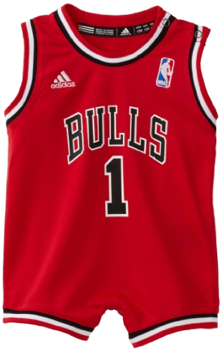 NBA Infant Chicago Bulls Derrick Rose Away Onesie Jersey - R22Usbb5 (Red, 24 Months)