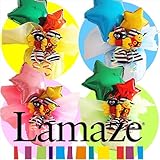 出産祝いギフト！★ワンランク上のおむつケーキ★ラマーズフットラトルおむつケーキ新登場♪ (Mサイズ, グリーン)