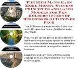 The Rich Man's Earn More Money, Success Principles and Sales Models for Pen Holders Internet Businesses 3 CD Power Pack