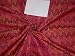 Brocade Fabric Pink, Orange x Black Color 44
