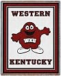 Western Kentucky Univ Mascot - 69 x 48 Blanket/Throw - Western Kentucky Hilltoppers