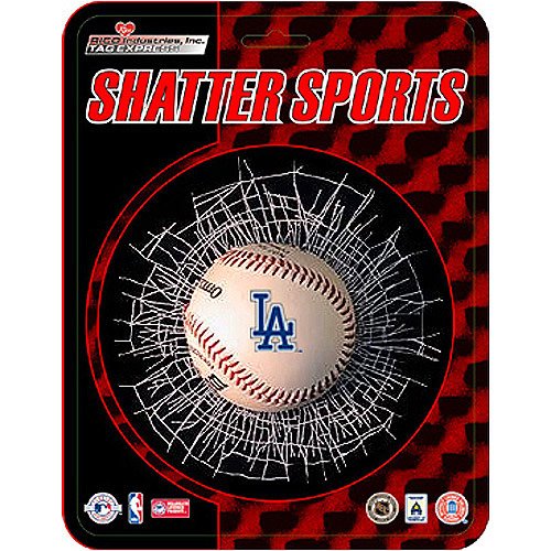 Los Angeles Dodgers MLB Shatter Ball Window Decal