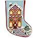 Stitch & Zip Gingerbread House Mini Stocking Needlepoint Kit