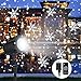 Christmas Projector Lights Outdoor, LED Snowflake Snowfall Waterproof Projection Lights with Remote Sparkling Landscape Decorative Lighting Xmas Holiday Thanksgiving Decorations