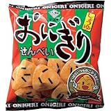 MASUYA ONIGIRI SENBEI 28g 1pc. Soy sauce taste, Japanese rice snack