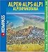  : Kompass Panorama-Karten, Alpen, plano