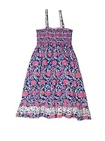 Pepe Jeans London Vestido Vonie (Rosa / Azul Oscuro)