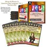 American Sign Language Idioms & Phrases, Teacher's Instructional Workbook & DVD Volume 1 plus 6 Copies of Student DVD Bundle (Paperback & DVD-Video Teacher's Workbook)