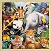 MASTERPIECES 48 PC SAFARI FRIENDS WOOD PUZZLE