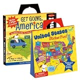 Peaceable Kingdom / United States Activity Book and Sticker Kit Value Pack