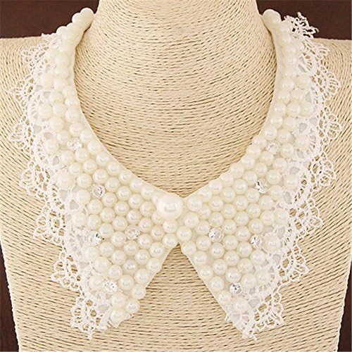 Y2CGems Hot New Ribbon Rhinestone Pendant Necklace Women Crystal Pearl False Collar Choker Statement Necklace Bijoux Collier Femme mexican silver jewelry