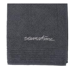 Frottana Elegance "Saunatime" Saunatuch 80 x 200 cm graphit"
