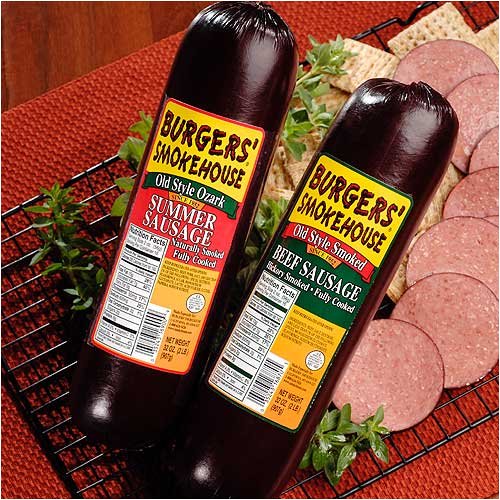 Ozark Summer Sausage 2 lb. stick by Burgers