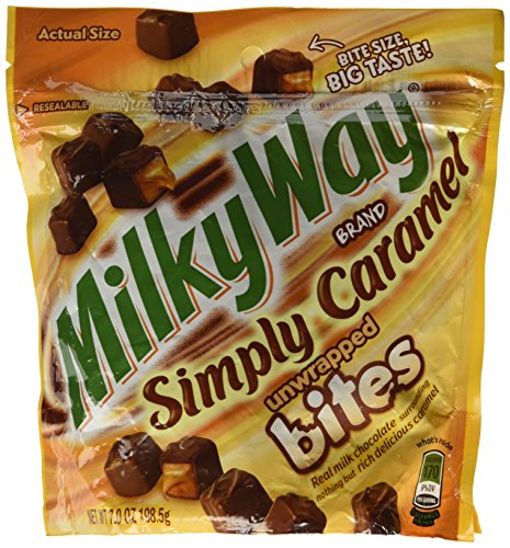 Milky Way Candy Bar Simply Caramel Uwrapped Bites