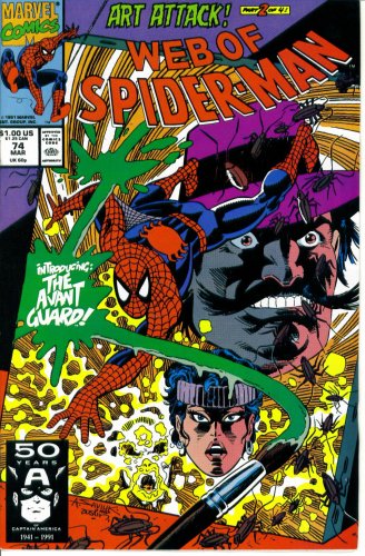 Web of Spider-Man #74 : Art and Soul (Art Attack - Marvel Comics)