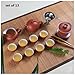 Chinese Zisha Tea Pot /Gaiwan Gongfu Tea Set (Set of 13) (red/white)