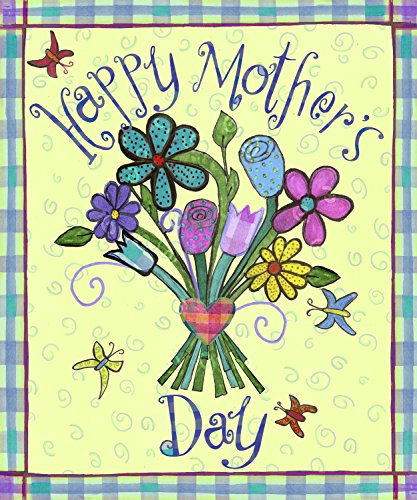 Mother's Day Bouquet House Flag Butterfly Spring Floral Mom Decorative 28