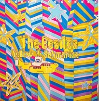 The Beatles Yellow Submarine Fabric Bathroom Shower Curtain