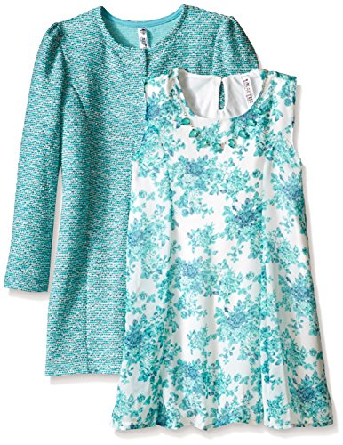 Beautees Girls' 2 Piece Coat Dress
