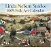 Linda Nelson Stocks Folk Art 2009 Boxed Calendar