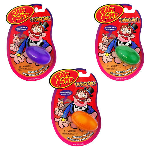 Silly Putty Changeable (Color Changing) Toys & Games