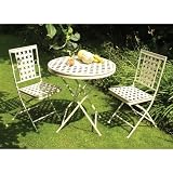 Review   / Steel Lattice Bistro Set