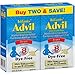 Advil Infants' Fever Reducer/Pain Reliever Dye-Free, 50mg Ibuprofen Concentrated Drops (White Grape Flavor, 0.5 fl. oz. Bottle, Pack of 2)