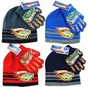 Hot Wheels Knit Boys Winter Hat and Gloves Set