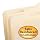 Smead 1/3-Cut Assorted Position File Folders, Reinforced Tab, 11 Point, Letter Size, Manila, 100 Per Box (10334)