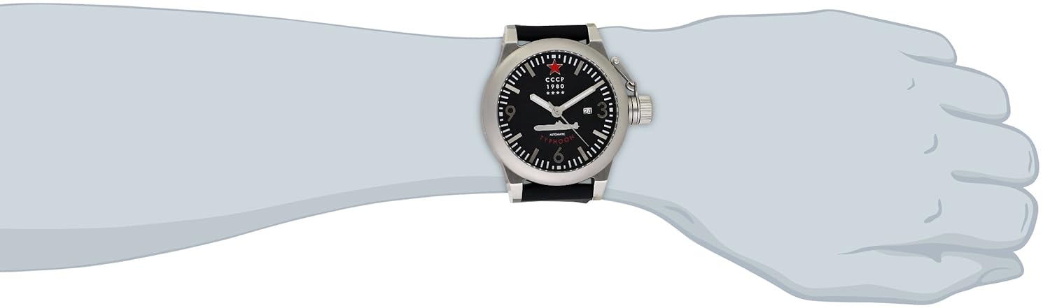Amazon.com: CCCP Men's CP-7018-01 Typhoon Analog Display Automatic ...