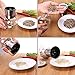 ICICLE Stainless Steel & Glass Salt and Pepper Grinder Set - Manual Salt and Pepper Shakers - Salt & Pepper Mill Pair with Adjustable Coarseness（2 Sets）