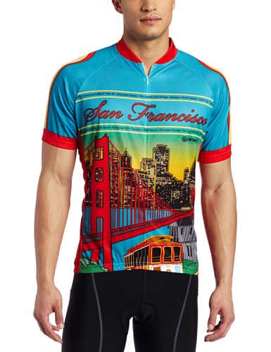Canari Cyclewear Men's San Francisco Short Sleeve Cycling  Jersey