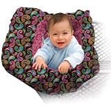 Daisy Kingdom City Tot Shopping Cart Cover Kit, Teardrop, Paisley and Brown