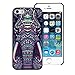 Suppion Fashion Aztec Animal Hard Back Plastic Case Cover For iphone 5 5G 5S (Elephant)