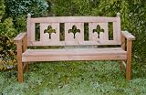 Review Country Kiln  / FLEUR DE LYS TWO SEATER 4FT GARDEN BENCH
