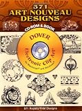 571 Art Nouveau Designs CD-ROM and Book (Dover Electronic Clip Art)