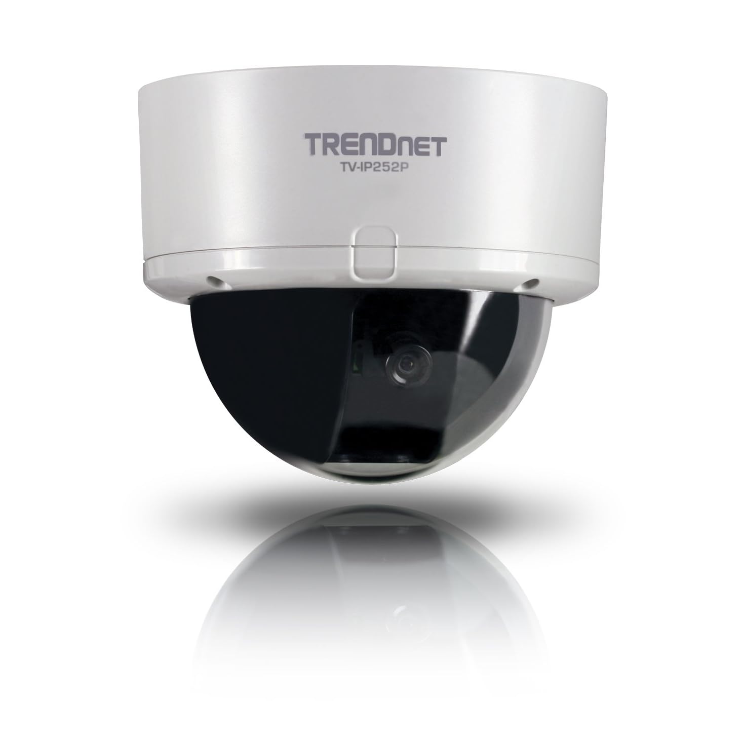 C&acirc;mera sem fio - transmi&ccedil;&atilde;o pela internet TRENDnet TV - IP252P SecurView PoE Dome Internet Surveillance Camera