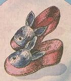 Bunny Rabbit Slippers Shoes Booties for Baby Vintage Crochet Pattern