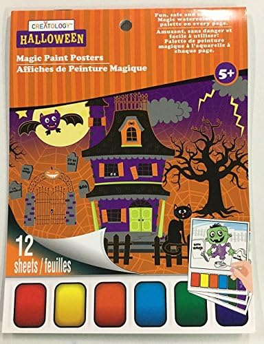 Kids Halloween Painting Stickers Activity Set