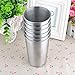 UName Set of 6,17.6oz Stainless Steel Pint Cups,Party Cups,Large Cups,Camping Cups UN065